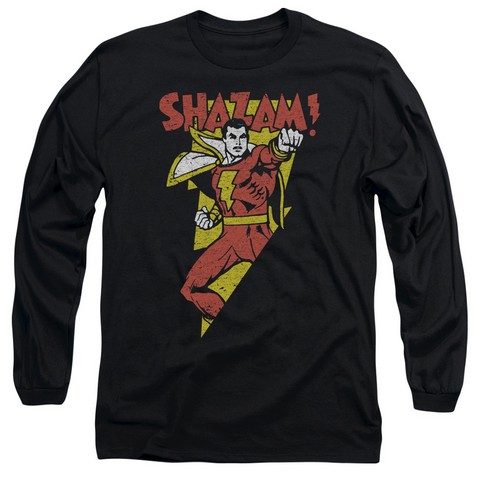 Dc-In Bolt - Long Sleeve Adult 18-1 Tee - Black- Medium