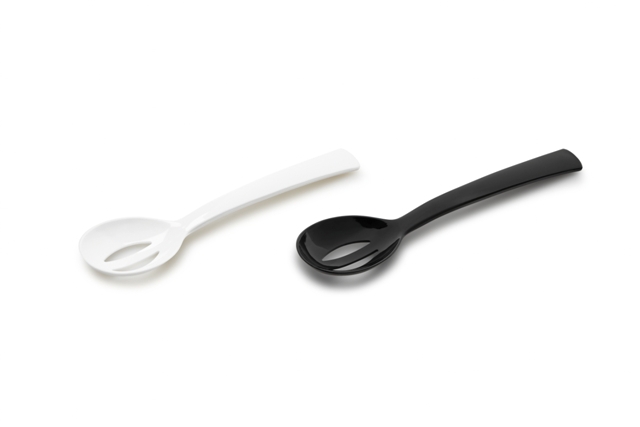 Picture of Thermohauser San Straining Spoon- Black - 9.5 in.