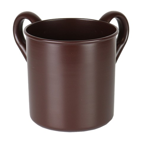 Picture of Netila 56875 Stainless Steel Washing Cup  Chocolate Brown - 4.5 in.