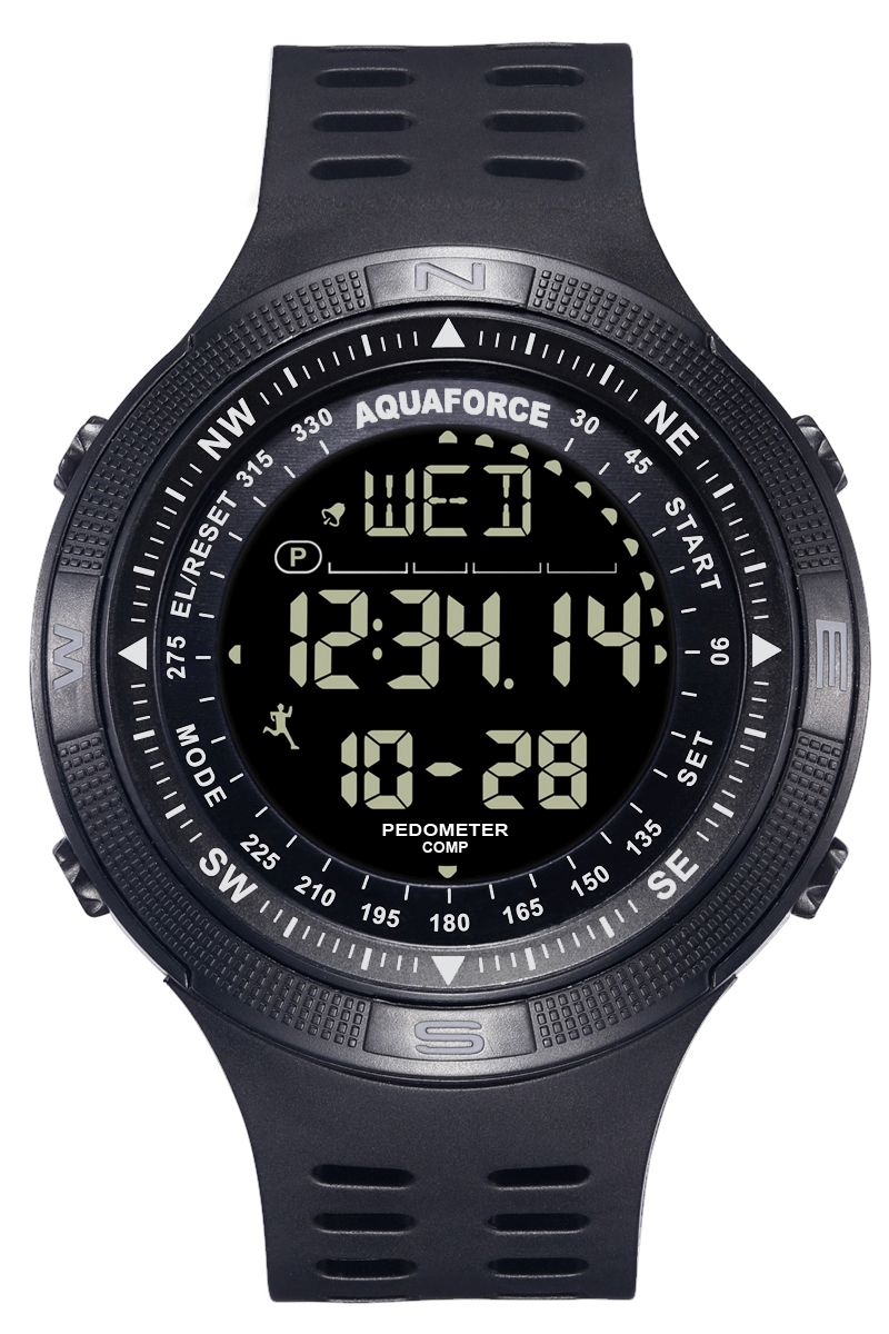 Picture of Aquaforce 22-001 Combat Multi Function Black Case with Black Strap Digital Watch
