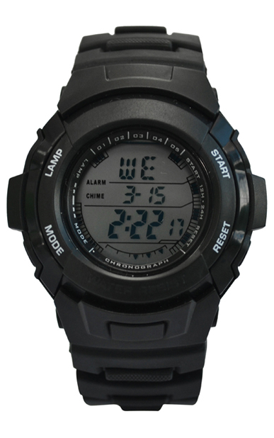 Picture of Aquaforce 26-010 Multi Function Black Strap Watch with Round Digital