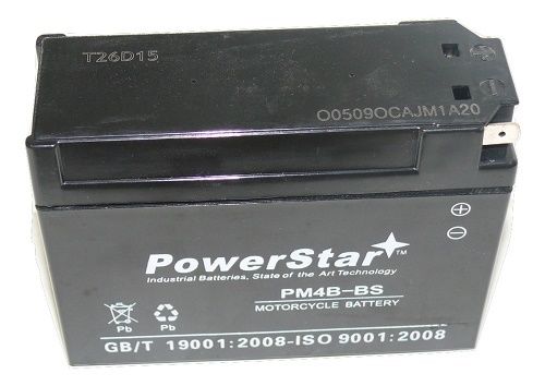 YT4B - BS Sealed Powersport Battery 12 V for Yamaha SR400 FI 2010 - 2012