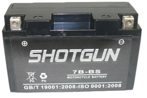 Picture of BatteryJack 7B-BS-SHOTGUN3 Shotgun YT7B - BS AGM Motorcycle Battery for 2001 Suzuki DRZ400S