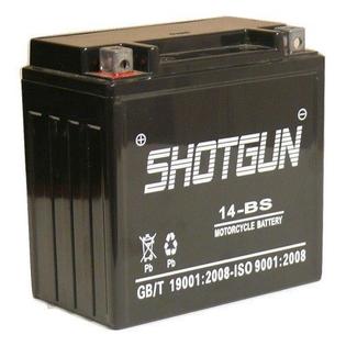 14-BS-ShotgunF120020d Shotgun New High Performance 12 V Battery Replacement YTX14 - BS Charger Combo -  BatteryJack