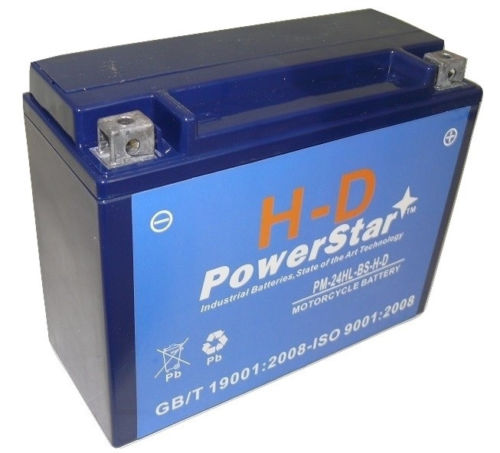 Picture of BatteryJack PM-24HL-BS-HD-202 M00030 - 10000 YTX24HL - BS High Performance Sealed AGM Motorcycle Battery