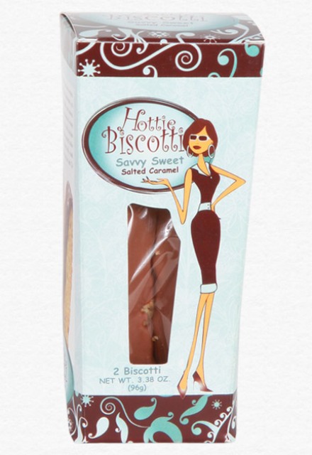 Picture of Hottie Biscotti SS200 Savvy Sweet Biscotti- Salted Caramel - 2 Pack