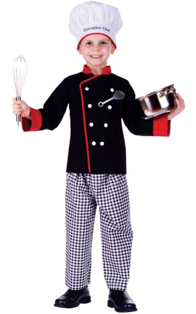 Picture of Dress Up America 753-L Executive Boy Chef Costume- Large - Age 12 to 14