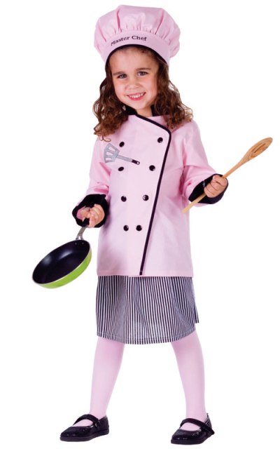 754T4 Master Girl Chef Costume T4