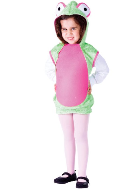 Picture of Dress Up America 770-S Mrs. Frog Costume- Small - Age 4 to 6