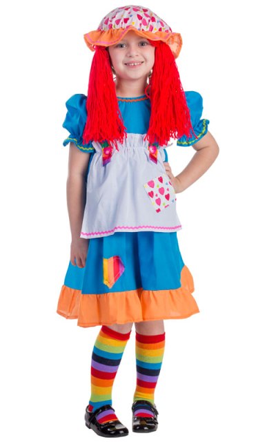 775-T4 Rainbow Rag Doll Costume- T4