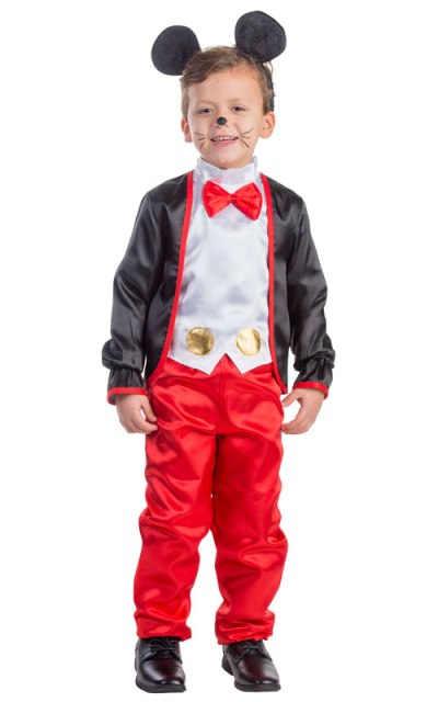 Picture of Dress Up America 778-L Charming Mr. Mouse Boys Costume- Large - Age 12 to 14