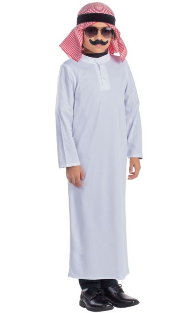 Picture of Dress Up America 783-M Arabian Sheik Boys Costume, Medium - Age 8 to 10