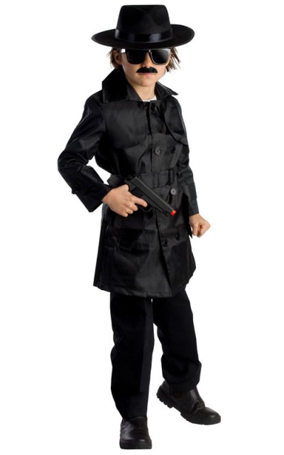 Picture of Dress Up America 785-M Spy Agent Boys Costume- Medium - Age 8 to 10