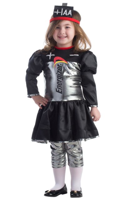 Picture of Dress Up America 808-S Toddler Energizer Battery Girls Dress- Small - Age 4 to 6