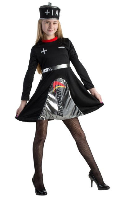 Picture of Dress Up America 809-M Tween Energizer Battery Girls Dress- Medium