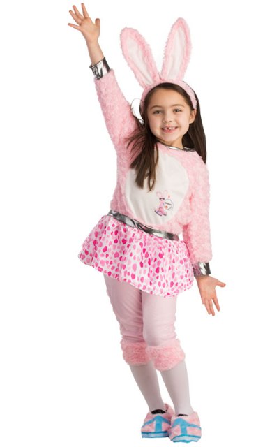 Picture of Dress Up America 811-S Toddler Energizer Bunny Girls Dress- Small - Age 4 to 6