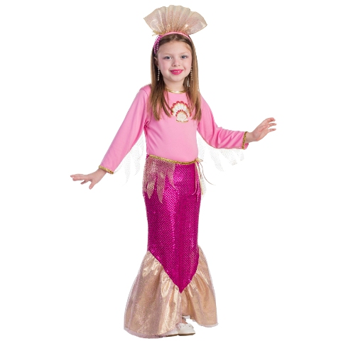 Picture of Dress Up America 827-L Little Mermaid Girls Costume- Large - Age 12 to 14