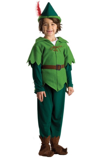 Picture of Dress Up America 837-T2 Peter Pan Boys Costume, T2