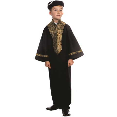 Sephardic Chacham Rabbi Costume - Medium - Age 8 to 10