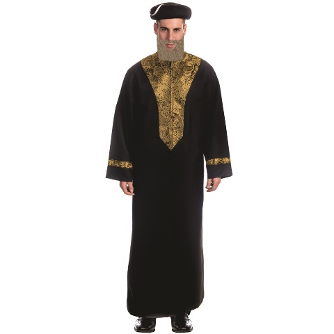 Adult Sephardic Chacham Rabbi Costume, Large
