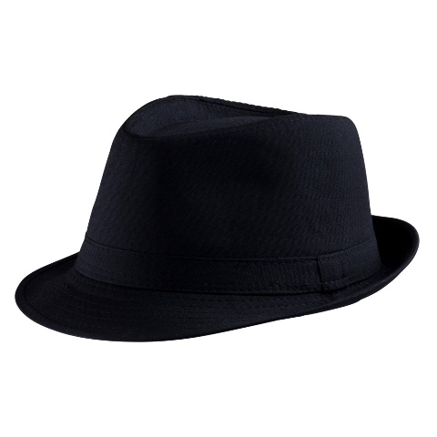 Dress Up America Fedora Hat - Black Fedora for Men and Women - Trilby Costume Hat for Adults - Available in Black and White
