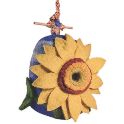 Picture of Wild Woolies Felt Birdhouse - Sunflower