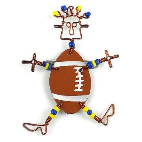 Picture of Creative Alternatives Dancing Girl American Football Pin