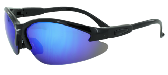 Cougar  Glasses With G-Tech Blue Lens- Black