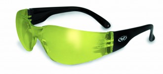 Rider  Glasses With Yellow Mirror Tint Lens