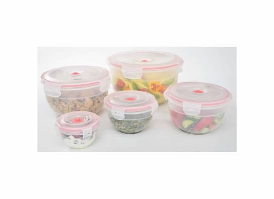Picture of Lasting Freshness 10300 Vacuum Bowl Food Storage Containers&#44; 11 Pieces