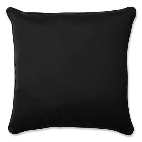Picture of Pillow Perfect 598949 Indoor-Outdoor Fresco Black Floor Pillow - 25 in.