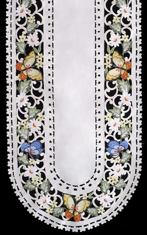 Picture of Sinobrite H7854-E Multicolor Butterfly Runner- 12 x 65 in.