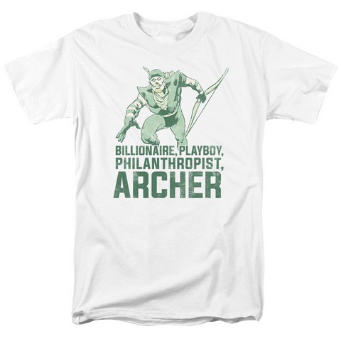 Dc-Archer - Short Sleeve Adult 18-1 Tee - White- 4X
