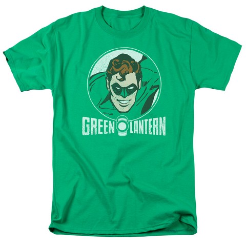 Dc-Lantern Circle - Short Sleeve Adult 18-1 Tee - Kelly Green- Small