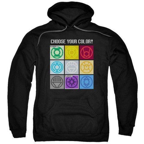 DC-Choose Your Color - Adult Pull-Over Hoodie - Black- Extra Large