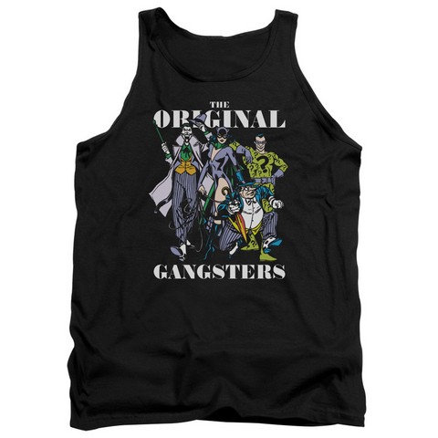 Dc-Original Gangsters - Adult Tank Top - Black- Small