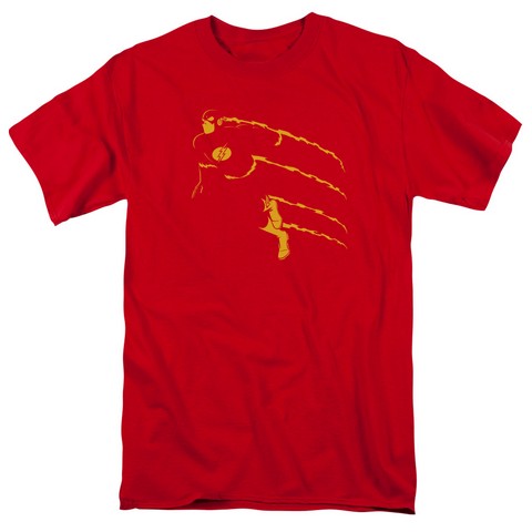 Dc-Flash Min - Short Sleeve Adult 18-1 Tee - Red- 4X