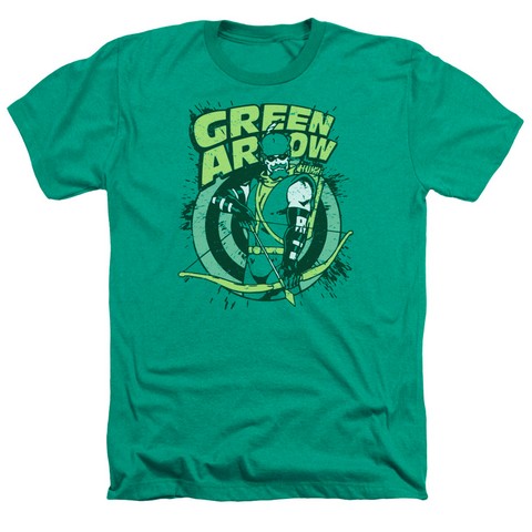 Dc-On Target - Adult Heather Tee - Kelly Green- Medium