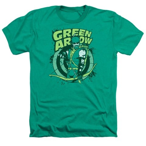 Dc-On Target - Adult Heather Tee - Kelly Green- Large