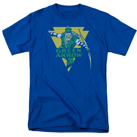 Dc-Distressed Arrow - Short Sleeve Adult 18-1 Tee - Royal Blue, 4X