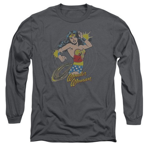 Dc-Spinning - Long Sleeve Adult 18-1 Tee - Charcoal- Medium