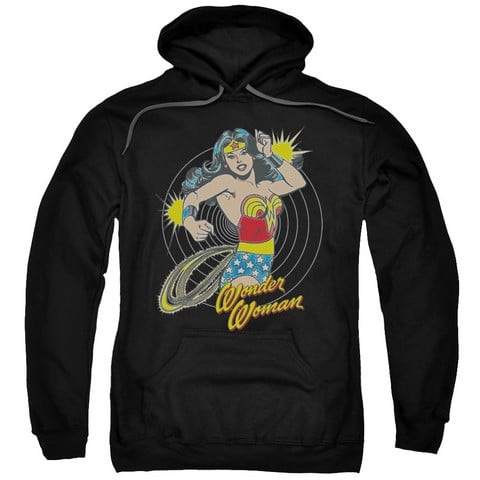 Dc-Spinning - Adult Pull-Over Hoodie - Black- Large