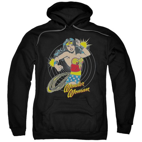 Dc-Spinning - Adult Pull-Over Hoodie - Black- 2X