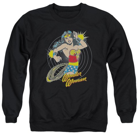 Dc-Spinning - Adult Sweat Tee Crew - Black- Medium