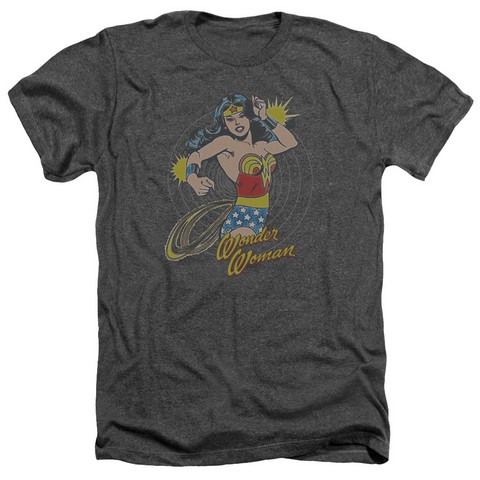 Dc-Spinning - Adult Heather Tee - Charcoal- Medium