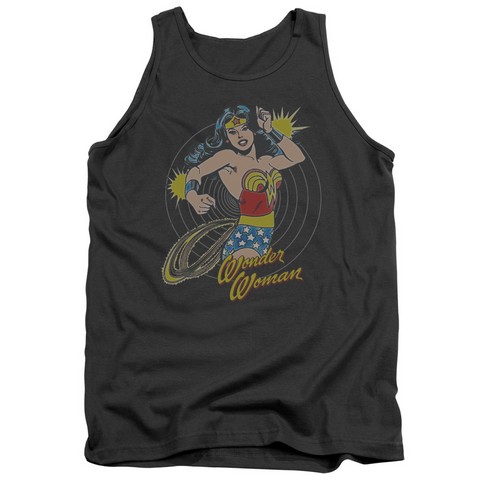 Dc-Spinning - Adult Tank Top - Charcoal- Small