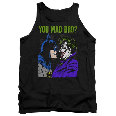 Dc-Mad Bro - Adult Tank Top - Black- Small