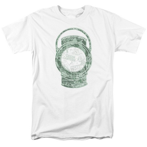 Dc-Lantern Cover - Short Sleeve Adult 18-1 Tee - White- Extra Large