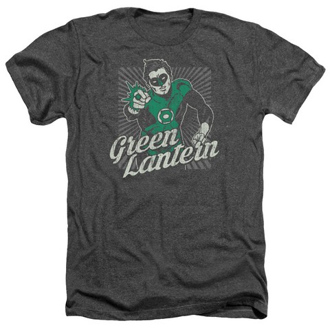 Dc-Ring Rays - Adult Heather Tee - Charcoal- Large