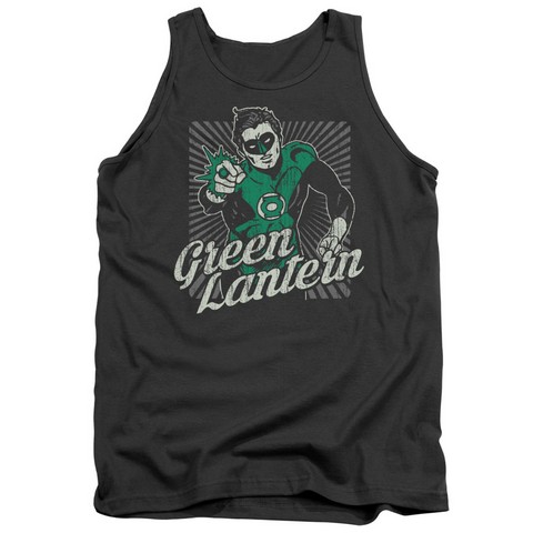 Dc-Ring Rays - Adult Tank Top - Charcoal- Small
